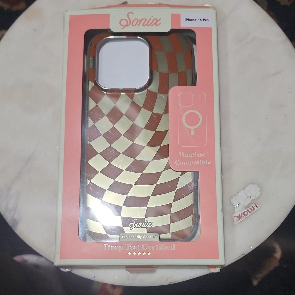 Sonix iPhone 14 Pro Case - Gold and Brown